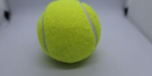 FAIRBIZPS Rubber Cricket Tennis Ball Light Yellow (Pack of 6)