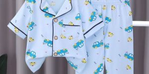 Cotton Kids Girls Night Suit