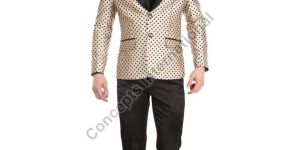 Mens Golden Suit Set
