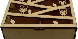 Owl Design MDF Laser Cut Gift Box