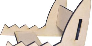 Rectangular MDF Laser Cut Ipad Stand