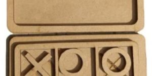 Wooden Tic Tac Toe Portable Game