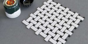 Retro Weave Porcelain Mosaic Tiles