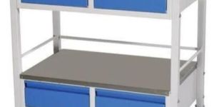 Four Drawer Medicine Trolley