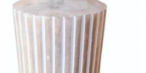 14.25 Inch Mango Wood Flower Vase