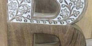 Mango Wood B Alphabet
