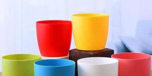 6 Inch Plastic Round Flower Pot