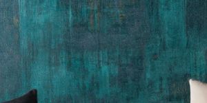 Teal Green Rustic Wallpaper