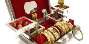 White Metal Jewelry Box