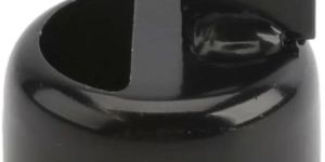 Black Brace Half Moon Rail End Cap