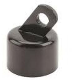 Black Offset Rail End Cap
