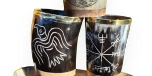 DRINKING HORN SHOT GLASSES