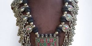 New Exclusive Afghani Statement Necklace Set by Meer Tokir Bharaat