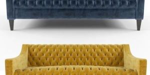 3 Seater Velvet Sofa