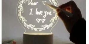 Acrylic Memo Board LED Lamp