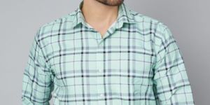 Men's Check Pattern Formal Shirt