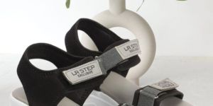 Ladies Grey Jojo Sandals