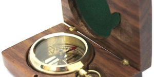 Open Face Epstein London Pocket Compass