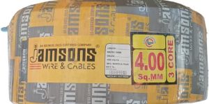 Jamsons Submersible Wire 3Core 4.00Sqmm 100 Meter