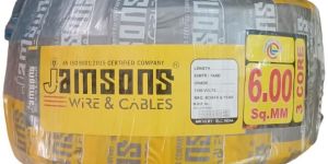 Jamsons Submersible Wire 3Core 6.00Sqmm 100 Meter