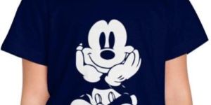 Girls Navy Blue T Shirt