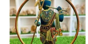 Exquisite Metal Krishna Handicraft Item