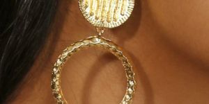 Dangling Brass Earrings