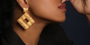 Sherza Brass Earrings