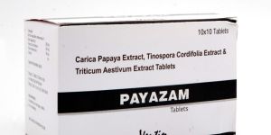 carica papaya extract tinospora cordifolia extract triticum aestivum extract tablet