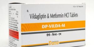 Vildagliptin 50 Mg & Metformin HCL 1000 Mg Tablets