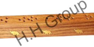 Brown Wooden Incense Holder