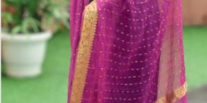 Wine Banarasi Dupatta