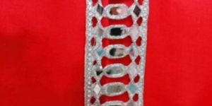 9 Meter Mirror Zari Heavy Lace