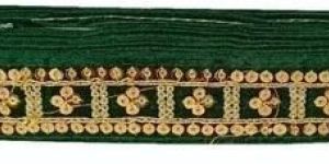 Embroidered Velvet Lace