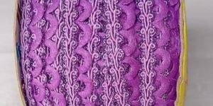Purple Polyester Lace