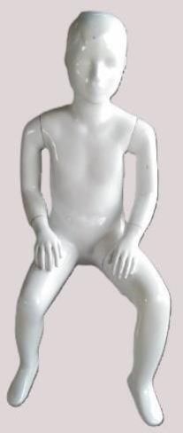 Fiber Boy Sitting Full Body Dummy