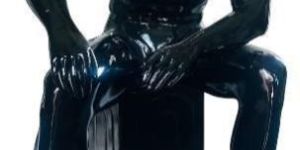 Fiber Glass Sitting Male Mannequin