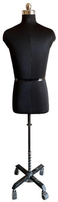 Fiberglass Torso Mannequin with Wheel Base