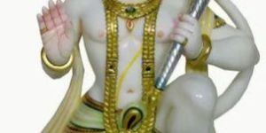 Lord Hanuman Marble Murti