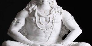 White Marble Shiva Statue
