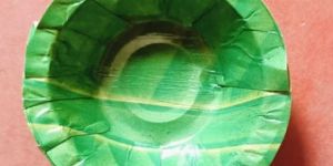5 Inch Green Paper Bowl
