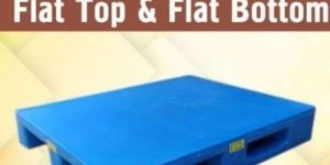 Blue Four Way Plastic Pallet