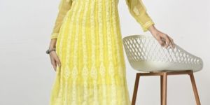 Anarkali Georgette Kurti