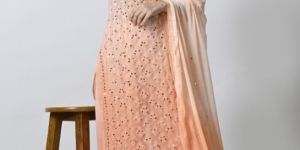 Double Shaded Georgette Kurta Palazzo Set