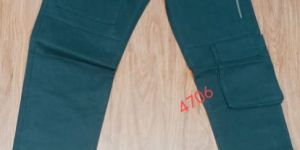 Navy Blue Mens Cotton Cargo Pant