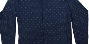 Men Casual Shirts Blue