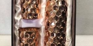 Copper Glass Bottle Set