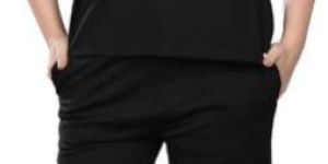 BLUELINK Black Casual Printed T-shirt And Shorts For Women