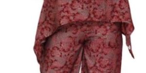 bluelink maroon co-ord kurti pajama ethnic set