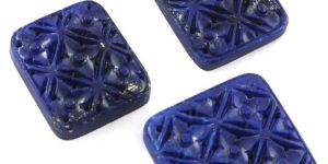 Lapis Lazuli Square Shaped Gemstone